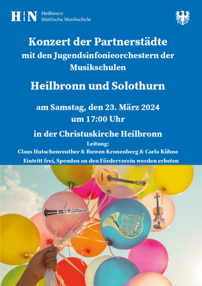 Konzert der Partnerstädte Heilbronn und Solothurn