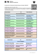 Kurse der musikalischen Früherziehung im Schuljahr 2026/2027